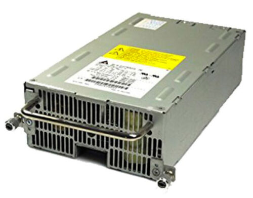 Fuente de alimentación HP de 300W, modelo metálico gris con etiqueta amarilla.