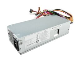 Fuente de alimentación HP de 220W reacondicionada con cables multicolores.