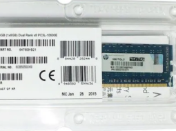 Módulo de Memoria de servidor HP de 8GB PC3M 10600E en empaque sellado.