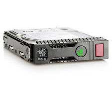 Disco duro HP de 1TB, SATA 6G, 7.2K RPM, formato 3.5 pulgadas para servidor.