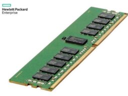 Modulo de memoria HPE DDR4 de 16GB a 2666MHz, componente único en fondo neutro.