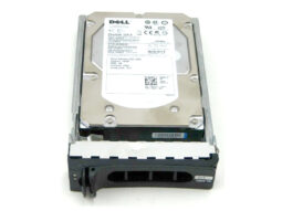 Disco duro DELL HDD de 146GB y 15K RPM, tamaño 3.5 pulgadas, con etiqueta visible.