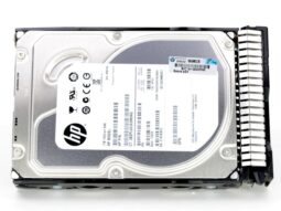 Disco duro HP original nuevo 1TB, vista superior con etiqueta y detalles técnicos.