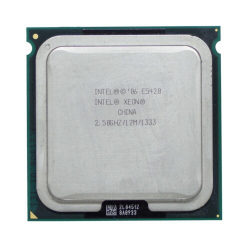 Procesador Intel Xeon E5420, 2.5 GHz y 80W, nuevo en caja sellada.