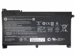 Batería original HP 3610mAh, Li-Ion, rectangular y negra con etiquetas de especificaciones.