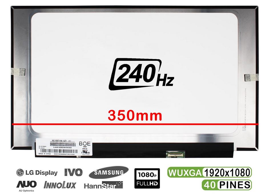 PANTALLA 15,6" 1920X1080 240MH 40 PINES
